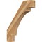 Ekena Millwork 6"W x 32"D x 40"H Merced Rough Sawn Knee Brace, Western Red Cedar BRC06X32X40MRC00RWR - alternate 1